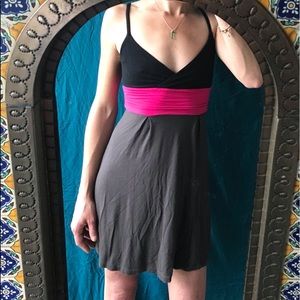 Black, Pink, & Gray Dress